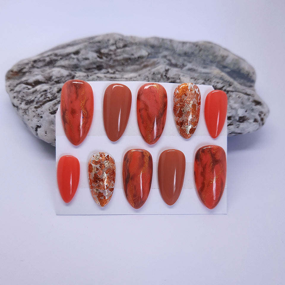 Autumn Vibes Press On Nails