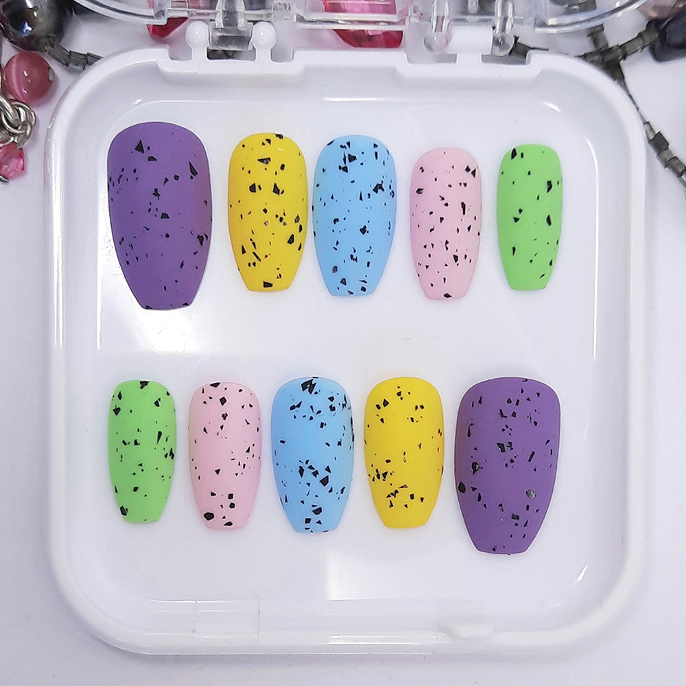 Mini Eggs Press On Nails